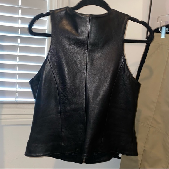 Genuine Leather Vest - Picture 2 of 4